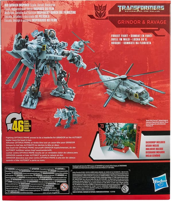 Transformers Grindor Ravage Helicopter Figure