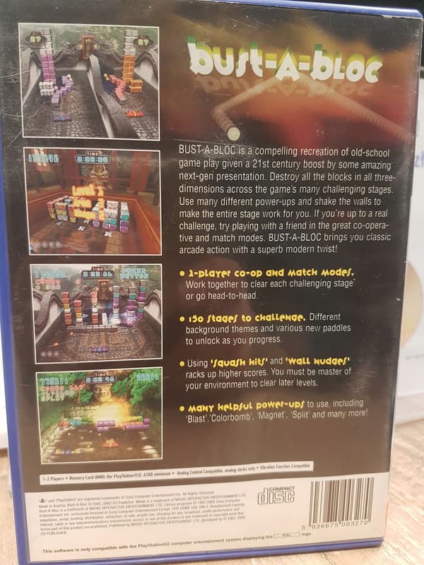 Bust-A-Block PS2, SklepRetroWWA
