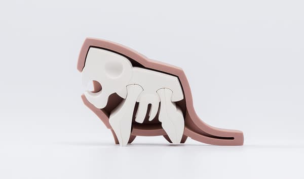 HalfToys Magnetic Fold-Up Beaver with Booklet