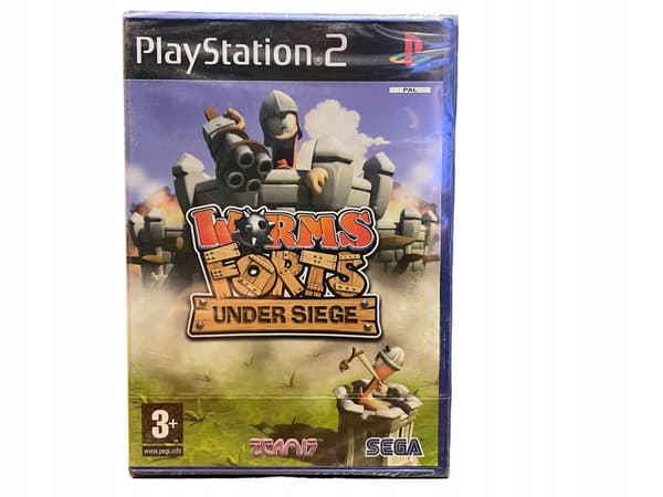 Worms Forts Under Siege Sony PlayStation 2 PS2 / NEW / SEALED