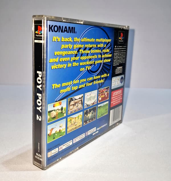 Poy Poy2 for PlayStation (PSX) – boxed version, DISC + DB