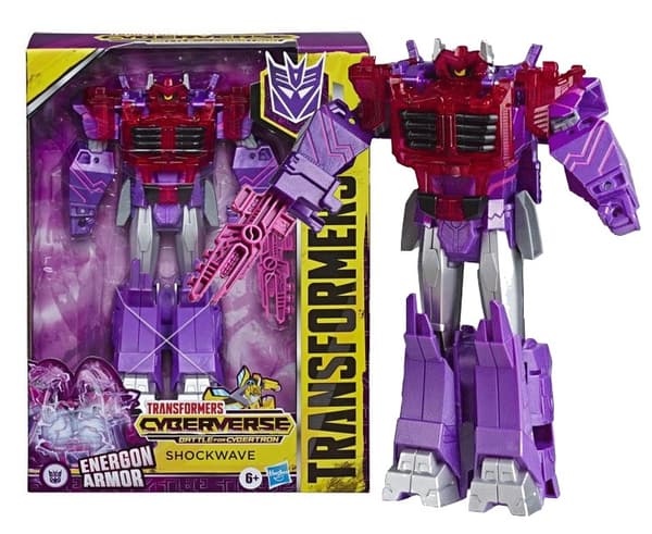 TRANSFORMERS CYBERVERSE 27 CM SHOCKWAVE FIGURINE