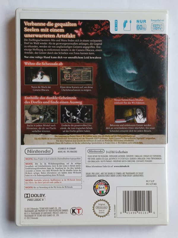 Project Zero 2 Wii Edition, Wii
