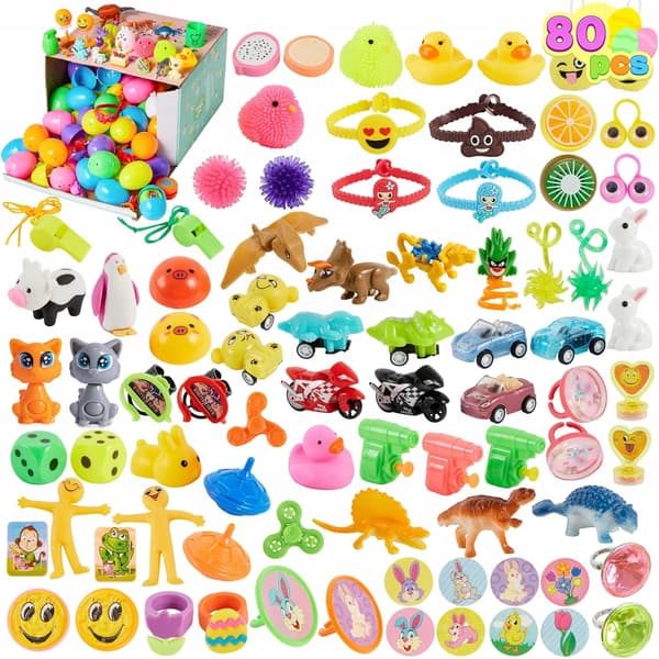 SURPRISE EGGS, VARIOUS TOYS, EGG HUNT, VIRAL EASTER GAME