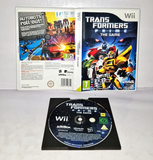 TRANSFORMERS PRIME THE GAME FOR NINTENDO WII – READ THE DESCRIPTION!!!