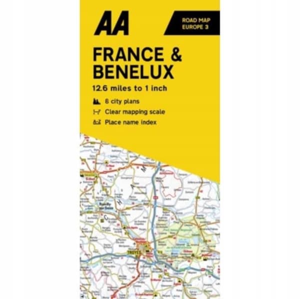 AA Road Map: France & Benelux
