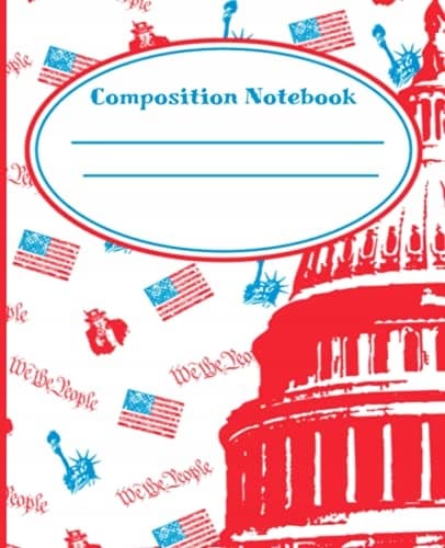 Notebook: Composition Notebook Journal – US-style notebook for children and teenagers