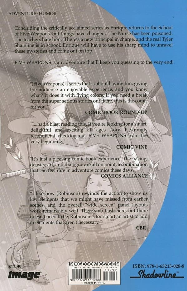 FIVE WEAPONS VOL 02 TYLER’S REVENGE SC