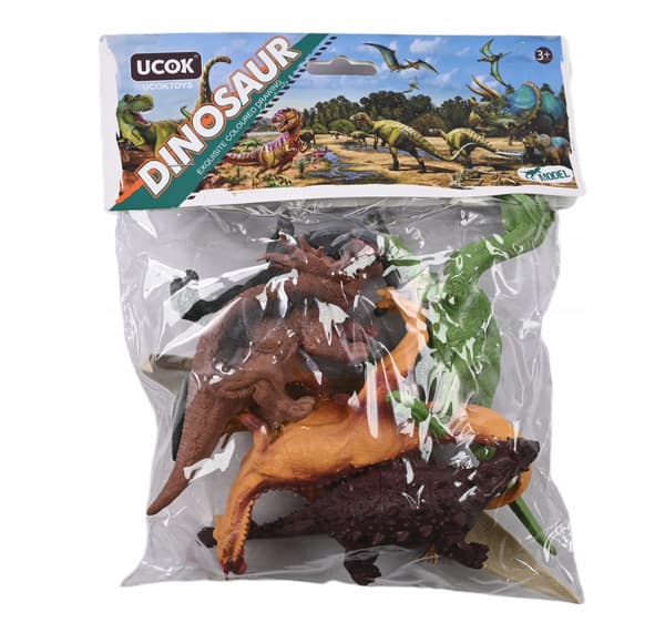 DINOSAURS – PREHISTORIC CREATURES FIGURINES – 6-PIECE SET