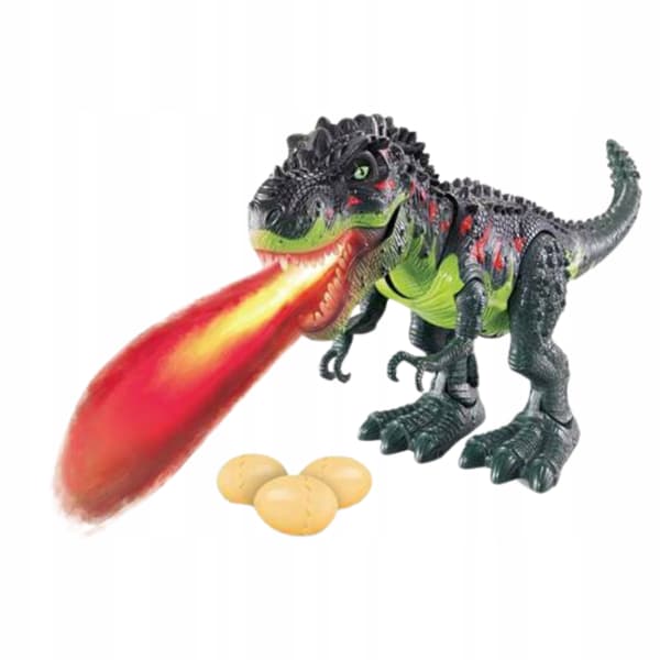 Interactive Dinosaur: Breathes Fire, Laying Eggs, Moves, Glows, Makes Sounds
