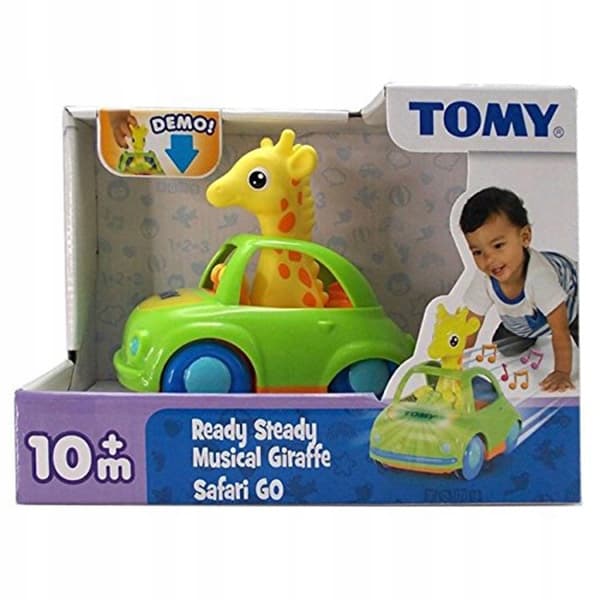 TOMY GIRAFFE IN A CAR T72201