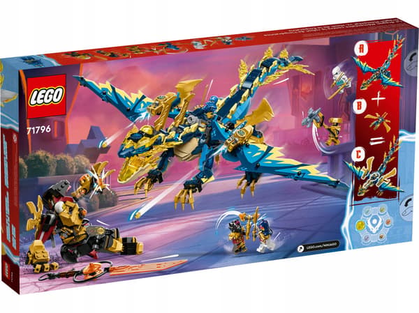 LEGO 71796 Ninjago – Elemental Dragon vs the Empress’s Mech