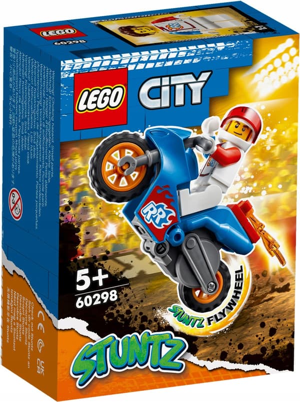 LEGO 60298 CITY ROCKET STUNT MOTORCYCLE