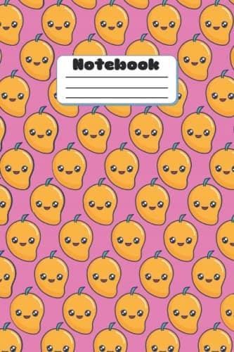 Cute Kawaii Mango Notebook with blank pages: Well-designed Japanese style