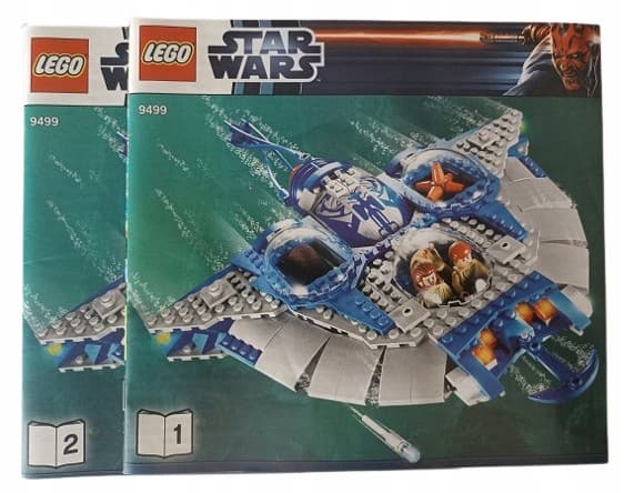 LEGO Star Wars INSTRUCTIONS + STICKERS: Gungan Sub 9499, 2012