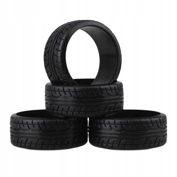 4x 12 mm rubber tyres – Adapter – Use durable, wear-resistant replacements – Universal