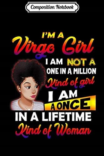 Composition Notebook: I'm a Virgo – Virgo Symbol – Zodiac Birthday Gift Journal