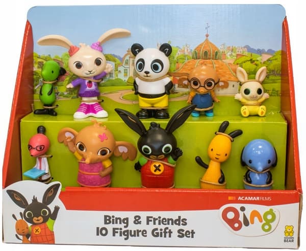 BING SULA FLOP COCO RABBIT LARGE SET OF 10 FIGURINES FIGURINES
