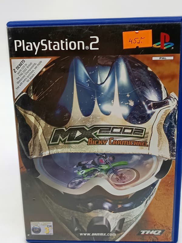 MX2002 featuring Ricky Carmichael PlayStation 2 (PS2) boxed