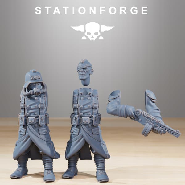 GrimGuard Combatants – Station Forge – 3D-utskrift