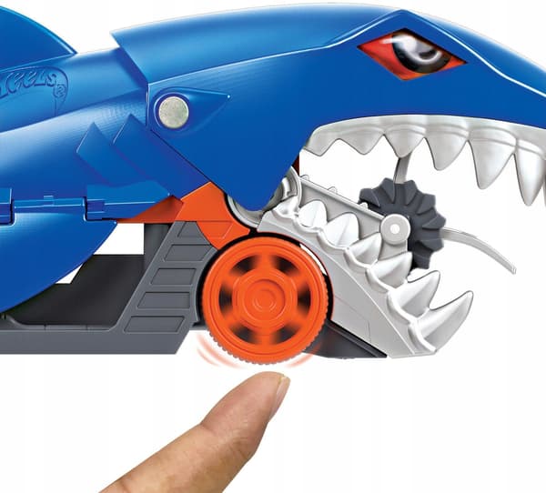 HOT WHEELS SHARK BITE TRANSPORTER + HOT WHEELS CAR FOR CHILDREN