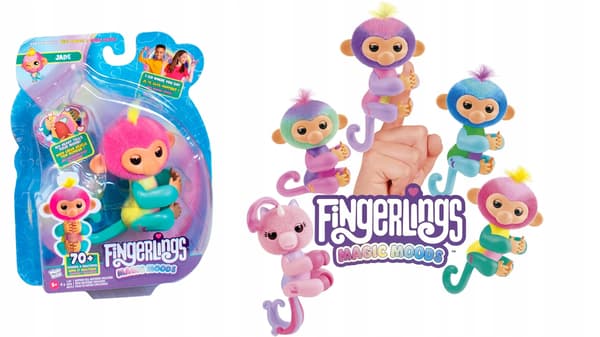FINGERLINGS JADE MONKEY INTERACTIVE FINGER TOY FOR CHILDREN WITH SOUNDS