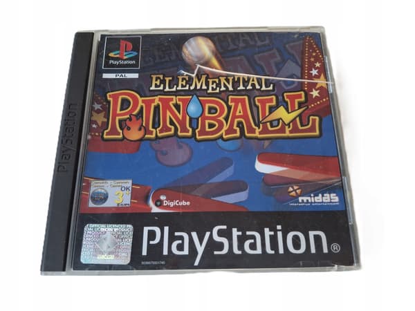 ELEMENTAL PINBALL PSX PS1 ENG