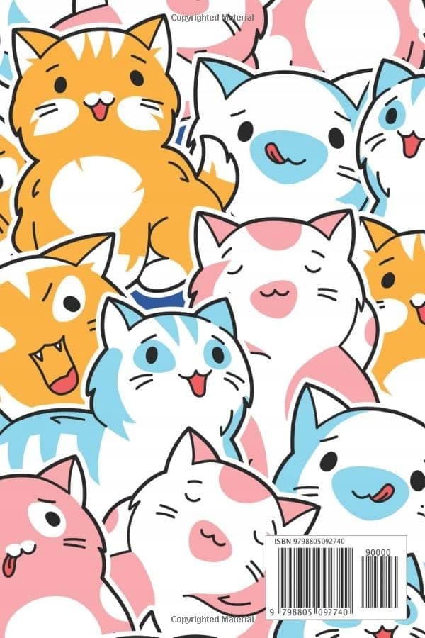 Kitty Kawaii Cute Cats Notebook with blank pages: Well Designed Japan