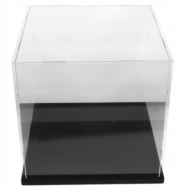 TRANSPARENT ACRYLIC BOX FOR FIGURINES AND MODELS