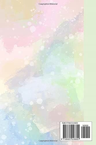 notebook: brightly coloured notebook