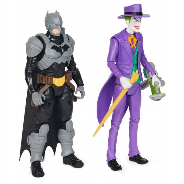 DC COMICS BATMAN VS THE JOKER FIGURES 2-IN-1 SET + ACCESSORIES 30CM