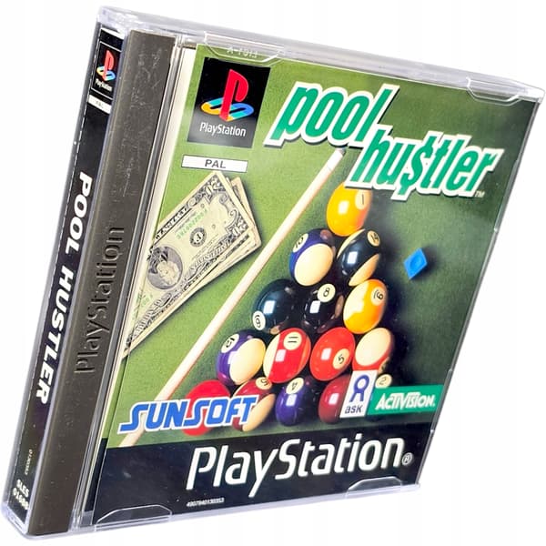POOL HUSTLER for PlayStation (PSX PS1)