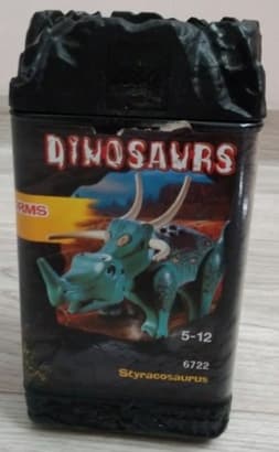 621A2. LEGO Styracosaurus 6722 – box and instructions, complete set