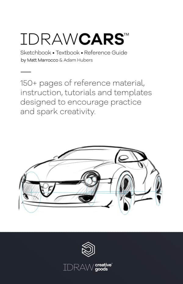 Marrocco, Matt: I DRAW CARS: Sketchbook & Reference Guide