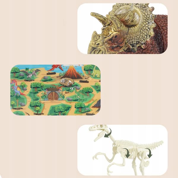 DINOSAUR FIGURES SET – JURASSIC PARK SET – T-REX – VARIOUS SPECIES