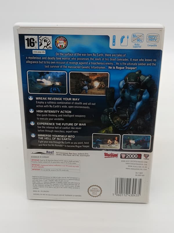 Rogue Trooper: The Quartz Zone Massacre – Nintendo Wii boxed version