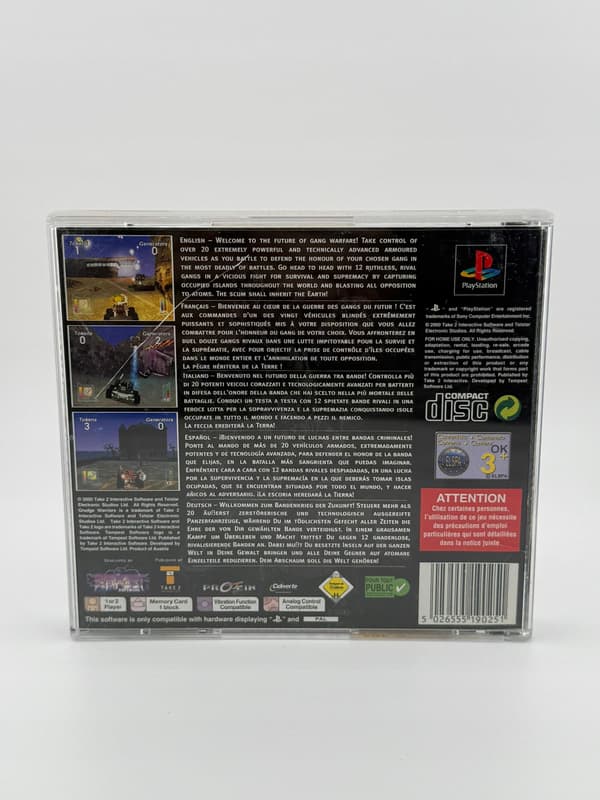 Grudge Warriors 3XA PSX PS1 PlayStation (PSX) – boxed