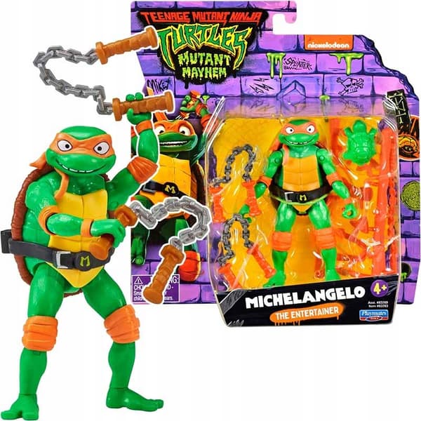NINJA TURTLE FIGURES 11cm MICHELANGELO figurine