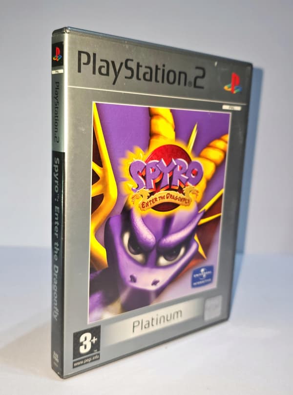 SPYRO ENTER THE DRAGONFLY PlayStation 2 (PS2) boxed version