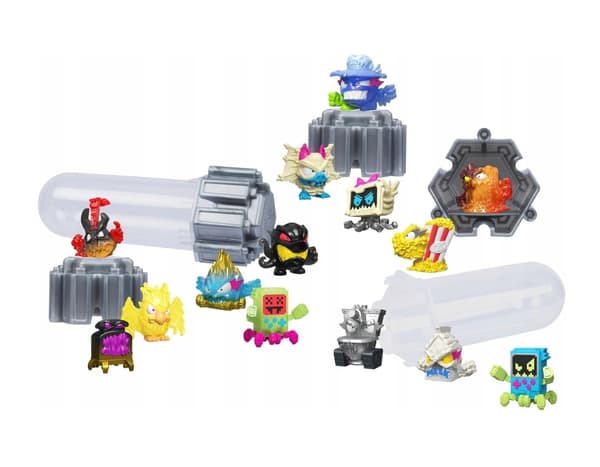 Mr Beast Lab Swarms Mega Lab 3-Pack of 14 Micro Beasts Figures (3 cm)