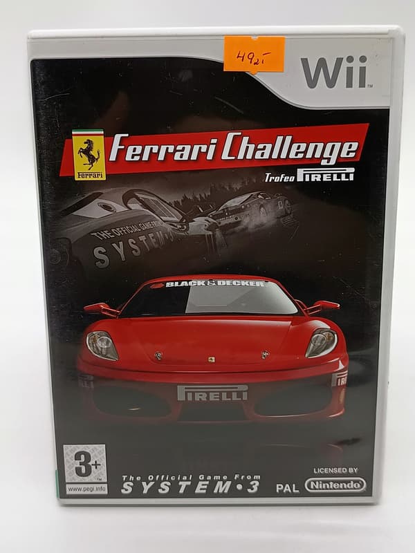 Ferrari Challenge Trofeo Pirelli for Nintendo Wii (boxed)