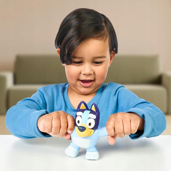 BLUEY SQUISHY stretchy Bluey dog figurine 17698