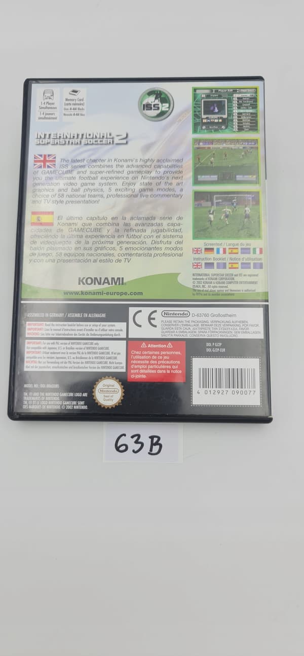 NINTENDO GAMECUBE INTERNATIONAL SUPERSTAR SOCCER 2