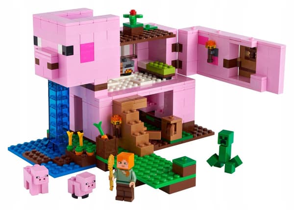 LEGO MINECRAFT 21170 PIG-SHAPED HOUSE