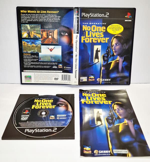 THE OPERATIVE: NO ONE LIVES FOREVER PS2 3XA
