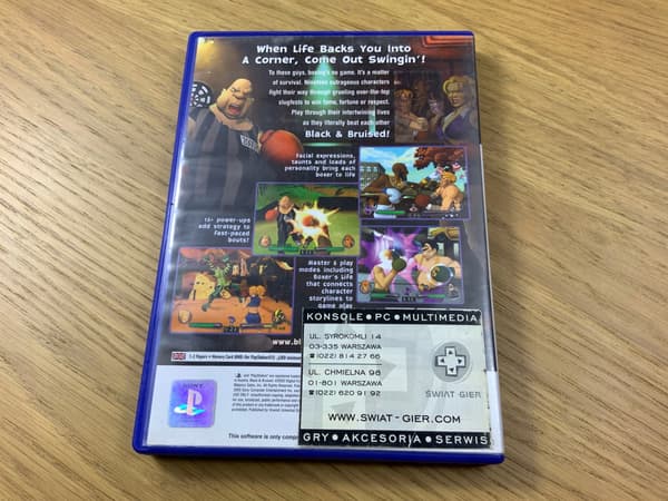 BLACK & BRUISED Polish PS2 manual