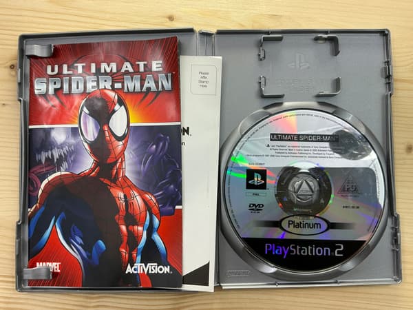 ULTIMATE SPIDER-MAN SPIDER-MAN U disc – very good condition, complete set – PS2
