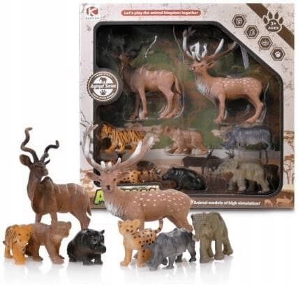 Wild Animals, 8-piece set