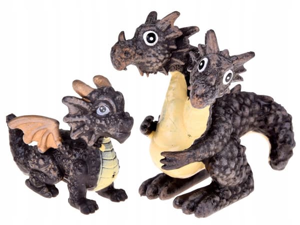 Fairy-tale Dragons Figurine Set, 6 pieces. Magical Creatures ZA5883