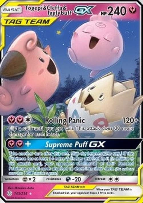 Pokemon Togepi & Cleffa & Igglybuff GX